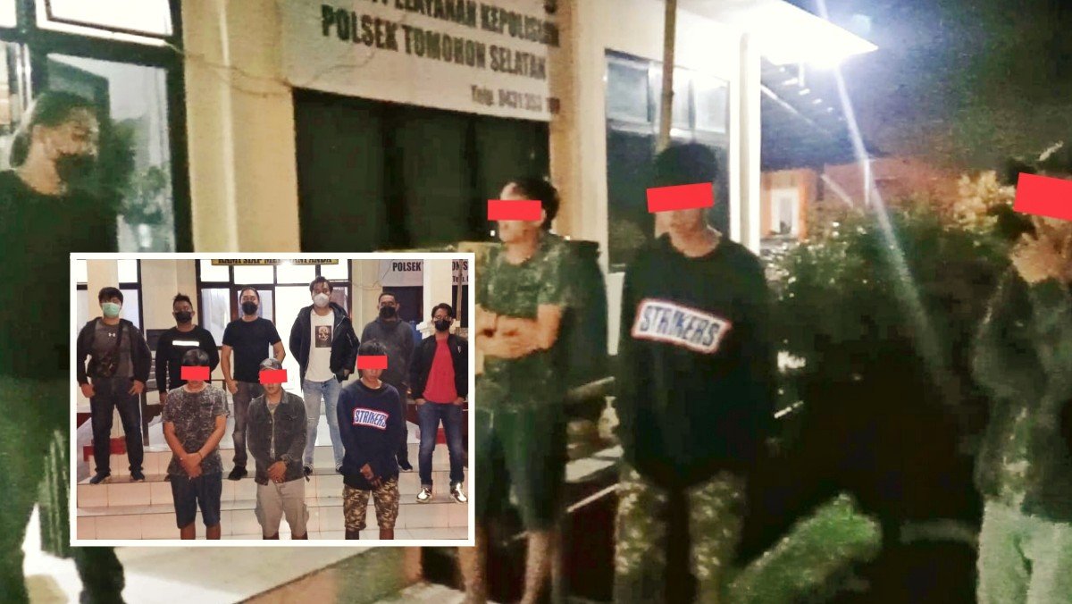 Kasus Pengeroyokan Kembali Terjadi di Kota Tomohon, 3 Pemuda Ditangkap Tim Totosik