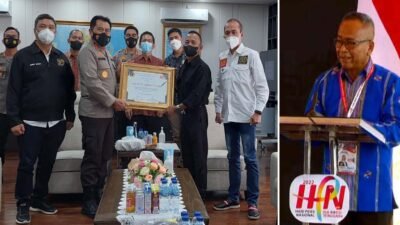 Peringatan HPN di Sulut Sukses, Ketum PWI Pusat Apresiasi Voucke Cs
