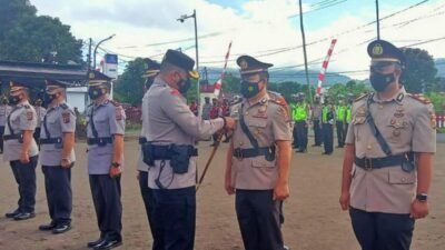 7 Pejabat Polres Tomohon Diserahterimakan, Ini Daftarnya