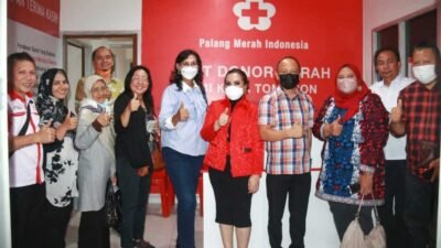 Alami Peningkatan, UDD PMI Pusat Puji Kepemimpinan SAS di Tomohon