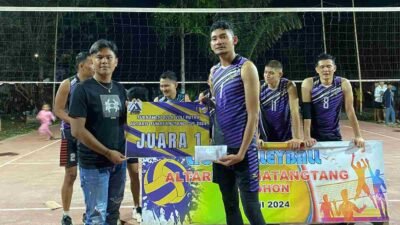 Sandro Cs Juarai Liga Bola Voli Altaris Tumatangtang Tomohon