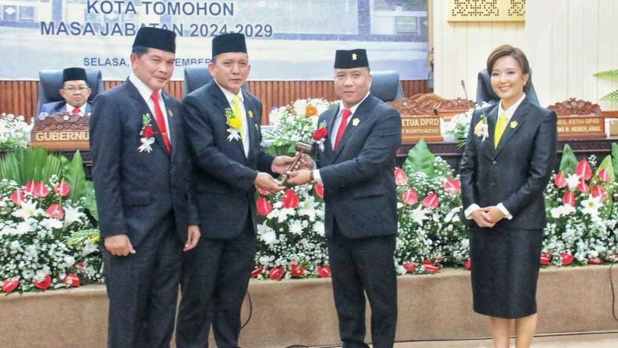 Mono Turang-Jilly Eman Pimpin DPRD Tomohon