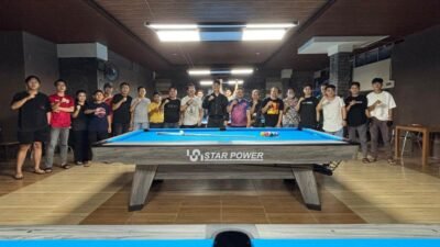 Dibuka Arel Senduk, Ahills Billiard Kompetition 9 Ball Tomohon Bergulir