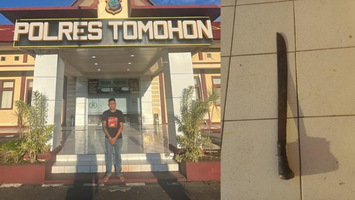 Tebas Linmas, Residivis Pembunuhan Asal Wailan Tomohon Dibekuk Bima Pusung Cs