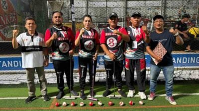 Triple Campuran Gateball Tomohon ‘Aniaya’ Tim Minsel dan Sitaro di Porprov Sulut 2025